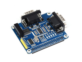 Waveshare 2-Channel Isolated RS232 Expansion HAT for Raspberry Pi