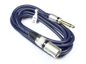 Kabel XLR(m) - JACK 6.3(m) mono MK34 VITALCO 1.0m