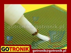 Butelka ESD zakończona pędzlem do alkoholu IPA