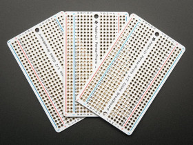 Adafruit Perma-Proto Half-sized Breadboard PCB - 3 Pack