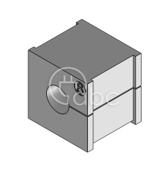 Moduł uszczelniający KT mały, KT 8, z otworem 1x8-9 mm, 41208