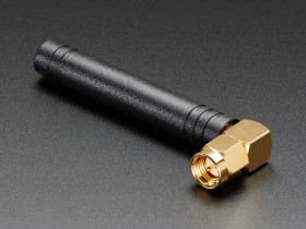 Adafruit Right-angle Mini GSM/Cellular Quad-Band Antenna - 2dBi SMA Plug
