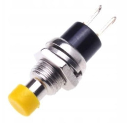 M-312 przycisk chwilowy okrągły żółty OFF-(ON)