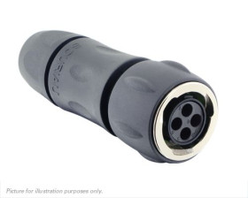 Złącze wielostykowe przemysłowe 4-pinowe Montaż na kablu Wtyczka Souriau Sunbank by Eaton