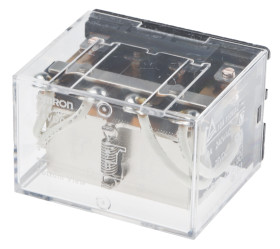 Przekaźnik mocy 24V dc 4PDT Omron 1.5W Lutowanie 350Ω Styk płytki drukowanej