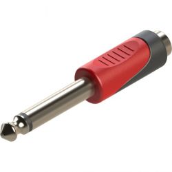 Adapter: gniazdo RCA - wtyk Jack 6.3 ROXTONE