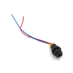 Dioda laserowa 650nm 5mW 4,5V czerwona, z obudową