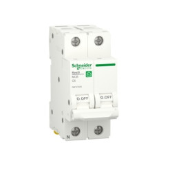 Wyłącznik nadprądowy MCB, Typ C, 1-biegunowy, 6A, na szynę DIN, Schneider Electric R9F37606, R9F