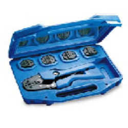 Praska 0.25-16mm2 Z wymiennymi wkładkami (matrycami) EM5345