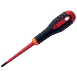 Bahco BE-8620SL ERGO&#x2122; Slim VDE Insulated Phillips Screwdriver PH2 x 100mm