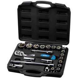 Faithfull FAISOC1222MQ 1/2in Socket Set, 22 Piece