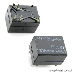 MZ-12HG-HV Relay 12VDC 1A R 320 Ohm 1-Form-C THT TAKAMISAWA