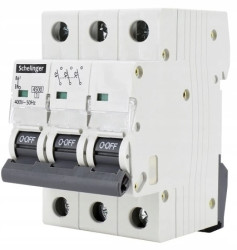 Wyłącznik nadprądowy 3P C 25A 6kA AC Schelinger