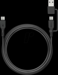 GPCBCCBVBKUSB971 Sync and charging cable, USB-C > USB-A/C, 1.5 m