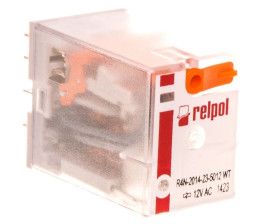 Przekaźnik przemysłowy 4P 12V AC AgNi R4N-2014-23-5012-WT