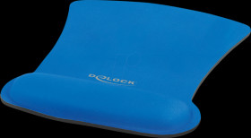 12699 Ergonomic Mouse pad with Wrist Rest blue 255 x 207 mm