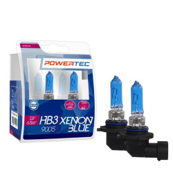Żarówka HB3 12V Xenon Blue 65W POWERTEC DUO Zestaw 2 Sztuki 6000K