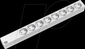 333.416 Power strip, 8 x Type F - CEE 7/3, light grey