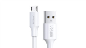 Kabel Ugreen Us289 60140 Micro Usb / Usb-A 0.5M - Biały