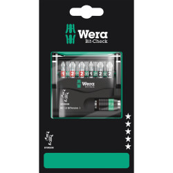 Wera 05136385001 Bit-Check 12 BiTorsion 1 SB 12 pieces