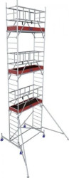 Rusztowanie aluminiowe jezdne ProTec KRAUSE - wysokość robocza 8,3m