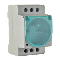 Gniazdo z bolcem bez LED, jedno podejście na przewody, T0-7164-80005919