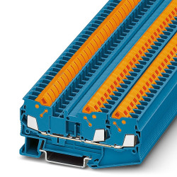 Blok zacisków przelotowych Phoenix Contact poziomy: 1 20 → 14AWGQuick QTC 2.5-TWIN BU 800 V