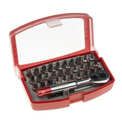 Zestaw końcówek, materiał Stal chromowo-wanadowa, Hex 3, hex 4, Hex 5, Hex 6, PH1, PH2, PH3, PZ1, PZ2, PZ3, SL4, S5.5,