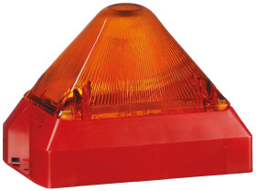 Sygnalizator 230 V AC Migające Pomarańczowy Montaż panelowy Ksenon