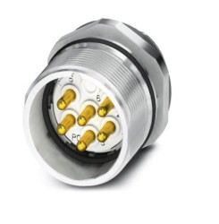 Złącze wielostykowe przemysłowe 7-pinowe M23 Montaż przedni Wtyczka Phoenix Contact