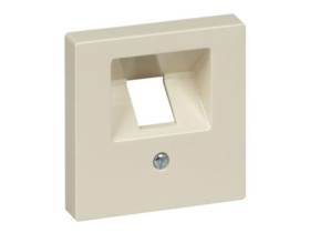 MERTEN SYSTEM M Płytka czołowa mechanizmu gniazda RJ45 pojedyncza kremowy MTN296244 SCHNEIDER ELECTRIC