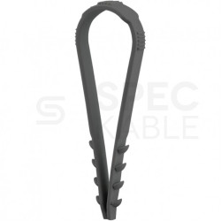 Uchwyt kablowy CMS UV 8-28mm do kabli i przewodów bezhalogenowa czarny F-TRONIC 100szt