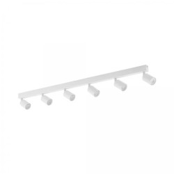 Lampa sufitowa biała reflektorki na listwie 6xGU10 TOP WHITE 6878 TK Lighting