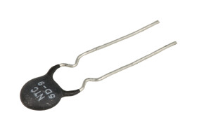 Termistor NTC; zabezpieczający; NTC5D-9; 5ohm; 3A; przewlekany (THT); fi 10,5mm; 5mm; -55...+200°C; Vatronics; RoHS