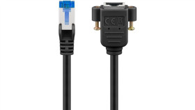 Cat 6A Kabel Przedłużającys/Ftp (Pimf), Czarny - Długość Kabla 5 M