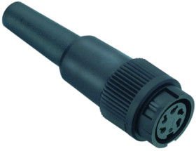 Jack, 2 pole, solder cup, bayonet locking, straight, 99 0602 00 02