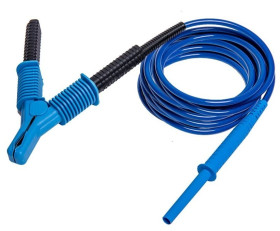 Przewód pomiarowy 1,8m niebieski 1kV /zakończony krokodylem/ MIC-15kV WAPRZ1X8BUKRO15KV