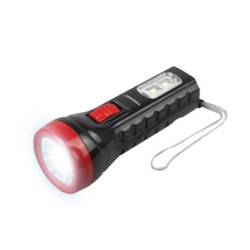 Latarka TS3027 4LED+2SMD ładowalna czarna TIROSS