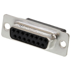 Molex 1727040002 D-sub Plug 15-pin Crimp Housing Black Insulator