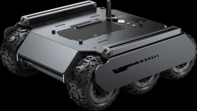 WS-25077 Mobile robot chassis, 6 wheel x 4WD