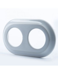 CERAMICZNA RAMKA DWUKROTNA BIAŁA 2PF02W