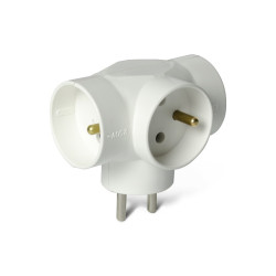 Rozgałężnik elektryczny 3x10A biały / P901W dpm