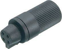 binder 09 9764 00 04-20 Złącze żeńskie kablowe złącze żeńskie proste Seria: 719 Łączna ilość styków: 4 1 szt.