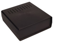 Z-1W Obudowa z tworzywa Z1W wymiary: 197x188x70mm - wentylacja - czarna - polistyren