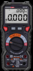 MS0140 TrueRMS Digital Multimeter, 6,000 Counts, 600 V, 10 A, NCV
