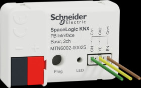 MTN6002-0002S SpaceLogic KNX Secure button interface, 2-way, Basic