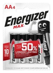 Baterie AA Energizer 1.5V Cynk-dwutlenek manganu 2.5Ah Energizer MAX