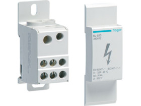 Blok rozdzielczy 1-biegunowy 125A TH35 KJ02D HAGER