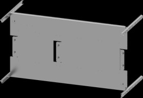 Mounting plate, metal, (L x W x H x D) 800 x 800 x 400 x 400 mm, for 3VA20 (100A), 3 pole, 8US structure, 8PQ6000-8BA42