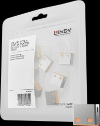 40463 USB-A port lock (10x locks), orange